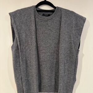 Massimo Dutti Gray Sweater Vest
